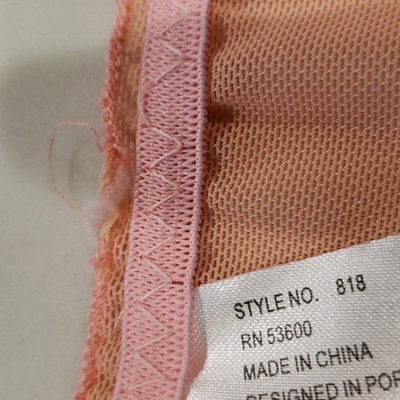 Floral Mesh Panty Low Rise Underwear Womens Size Large - Picture 8 of 9